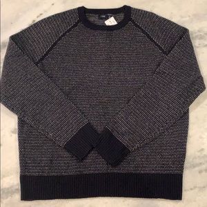 NWT • J.Crew • Navy & Gray • Sweater  • XL